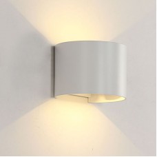 Φωτιστικό Απλίκα LED 10W 230V 800lm 4000K Λευκό Φως Ημέρας Αλουμινίου Λευκή IP54 969LED100R/WH